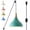 Green, variant on Kiven Plug-in Pendant Light Industrial Pulley Pendant Light