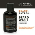 thumbnail image 2 of Bump Patrol Beard Patrol Beard Wash for Men – Natural Men's Facial Hair Shampoo & Conditioner in One, Sulfate-Free Mustache Cleanser and Moisturizing Soap, Forest Scent - 4 fl oz - Pack 3, 2 of 7