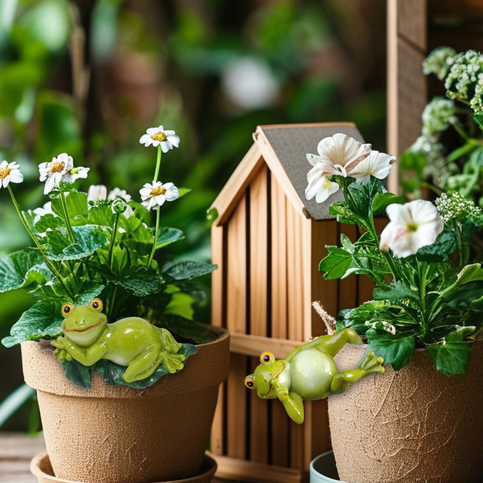 Cadorn Frog - Shaped Hanging Planter - Ceramic Succulent/Flower Pot for Indoor Decor