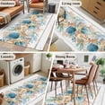 thumbnail image 5 of Area Rugs for Living Room Bedroom, Vintage Beach Coastal 4'x6' Rug Washable Carpet Runner Indoor Outdoor, Nautical Shell Starfish Coral Summer Non Slip Accent Floor Mats Rug for Kitchen, Office, 5 of 8
