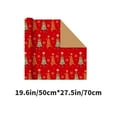 thumbnail image 2 of Bwiyojiz Christmas Decorations Home Decoration Paper Wrapping for Gift Box Tree Pile Kraft Bouquet 19.68 X 27.55 In, Gifts for Yourelf, Red, 2 of 6