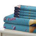 thumbnail image 5 of 3D Ice Cream Printed Comforter Cover Set Children Adult Unique Design Bedding Set Bedroom Decor,Queen (90"x90"), 5 of 5