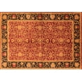 thumbnail image 1 of Ahgly Company Indoor Rectangle Oriental Orange Industrial Area Rugs, 2' x 5', 1 of 4