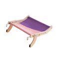 thumbnail image 1 of Percha para ventana de gato, asiento ajustable duradero, estante para gato estable sin ventosa Zulema Percha para ventana de gato, 1 of 8