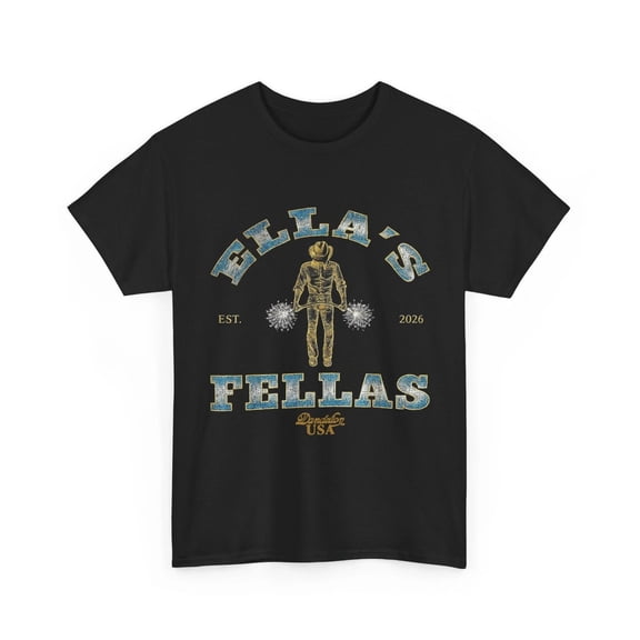 Ella Fella Fellas Ellas Unisex Matching Novelty Slogan T-Shirt