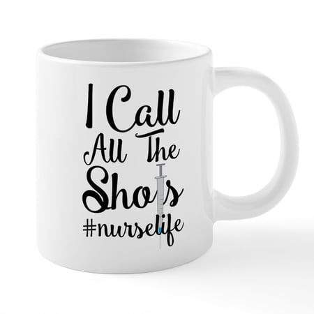 CafePress - I Call All The Shots - 20 Oz White Ceramic Mega Mug