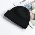 thumbnail image 2 of ZHENHONG Beanies for Women and Men Soft Warm Knitted Hats Cute Chunky Hats Casual Solid Color Headwear Black, 2 of 4