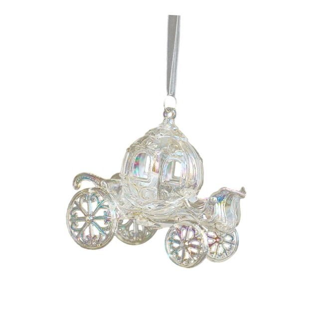 Adornos de decoraciones para árboles de Navidad BLESIY colgante decorativo acrílico transparente