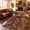 Southwestern cowboy hat boots runner Rug, variant on CHAKME 2'x6' Western Cowboy Area Rug Rustic Southwestern Cabin Lodge Decor Machine Washable Non-Slip Low Pile Floor Mat Vintage Cactus Bull Skull Saloon Design Carpet for Living Room Bedroom