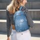 thumbnail image 5 of Disketp Snowflakes1 Mochila de Lona Estampada, Mochila Escolar de Viaje Ligera para Estudiantes y Portátil-Medium, 5 of 5