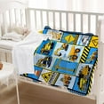 thumbnail image 4 of Construction Excavator Blanket Soft Lightweight Throw Warm Cozy Plush Blankets for Couch Bed Sofa Practical Gift M 50×60 in for Teen/Travel, 4 of 6