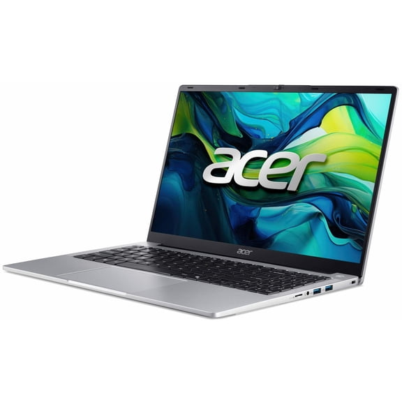 Remis à Neuf Acer Aspire Lite Portable 15,6 Po FHD, Processeur Intel Celeron N4500, 4 Go de RAM DDR4X, Stockage Flash 64 Go, Argent