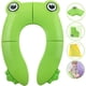 thumbnail image 1 of CHAO Asiento de inodoro plegable tipo rana (verde), viaje para niños/bebés, asiento de inodoro para niños fácil de transportar, 1 of 5