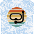thumbnail image 4 of Inktastic Scuba Diver Retro Sunset Diving T-Shirt, 4 of 5