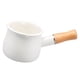 thumbnail image 1 of Olla de leche esmaltada, cacerola antiadherente para derretir chocolate, mini olla de cocina de 550 ml CC blanco, 1 of 9