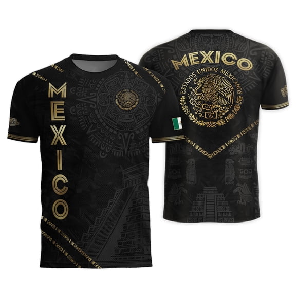 Zimjoy 2026 National Mexico Team Soccer Jersey for Men Retro Jersey Short Sleeve Soccer T-Shirt Fashion Streetwear for Game Day Red L