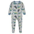 thumbnail image 5 of Gerber Baby & Toddler Neutral Snug Fit Footed Cotton Pajamas, 2-Pack, 0/3 Months - 5T, 5 of 10