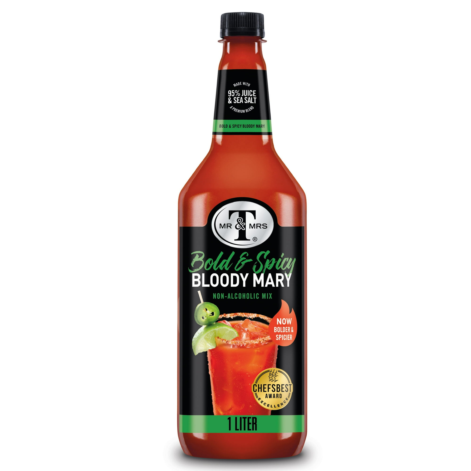 Mr & Mrs T Cocktail Mixer, Bold and Spicy Bloody Mary, 33.8 Fl Oz, 1 Count