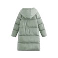 thumbnail image 3 of Lovskoo Womens Winter Coats Hooded Quilted Jacket Warm Pocket Turn Down Collar Long Sleeve Jacket Parkas Coat Cotton Padded Outerwear Green, 3 of 4