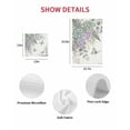 thumbnail image 7 of Spring Lavender Kitchen Dish Towels for Drying Dishes Set of 2, Garden Botanical Leaves Butterflies Waffle Weave Microfiber Hand Tea Bathroom Towels Quick Dry & Absorbent Towel 12x12, 7 of 7