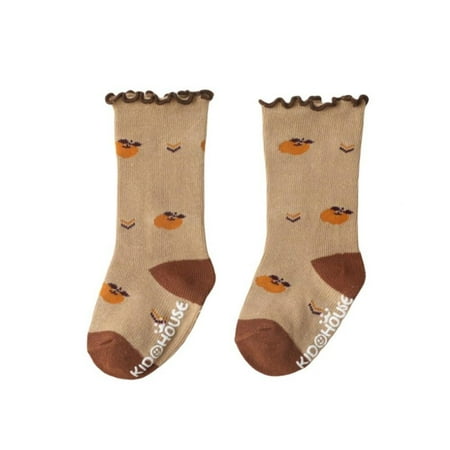 

Baby Small Floral Floor Socks Warm Soft Boys Girls Socks Non-slip Socks