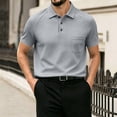 thumbnail image 6 of LTTVQM Mens Breeze Capri Polo Shirt Beer Belly Belly Collar Shirts for Golf Business Casual 2026 Summer Quick Dry Golf Shirts Light Gray 4XL, 6 of 6