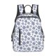 thumbnail image 1 of Disketp Dark Blue Snowflakes Mochila Ligera e Impermeable, Mochila de Día Resistente para Viajes, Senderismo y Uso Diario para Hombre y Mujer, 1 of 7