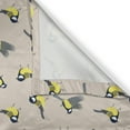 thumbnail image 4 of Ambesonne Yellow Bird Window Valance, Avian Animals Art, 54" X 18", Pale Tan Purpleblue, 4 of 5