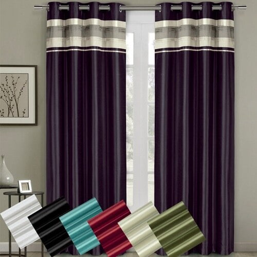 Milan Blackout Multilayer Energy Saving Grommet Curtain Panel