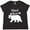 Black Leopard, variant on Inktastic Mimi Bear in White Women's Plus Size T-Shirt
