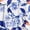 Blue Orange Floral, variant on ANRABESS Summer Maxi Dresses for Women V Neck Ruffle Short Sleeve Tiered Flowy Dress with Pockets, Casual Floral Beach Vacation Sundress