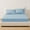 Blue, variant on KASENTEX Ultra Soft Fitted Sheet Set Bedding Sets - Deep Pocket with Pillowcases – Pink Full Size