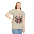 thumbnail image 5 of Trendy Boho T-Shirt with Bonfire Graphic - 4 Color Options Available, 5 of 8
