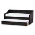 thumbnail image 3 of Baxton Studio Barnstorm Modern and Contemporary Faux Leather Upholstered Daybed with Guest Trundle Bed, Multiple Colors, 3 of 8