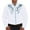 White, variant on MNCEKFOD Mens Shirt Retro Western Denim Printed Lapel Shirt Casual Loose Long Sleeved Classic Fit Mens Tee Shirt Black L