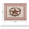 thumbnail image 2 of Texas Star Western Throws Blankets for Sofa Bed Winter Plush Warm Blanket Holiday Gifts, 2 of 6