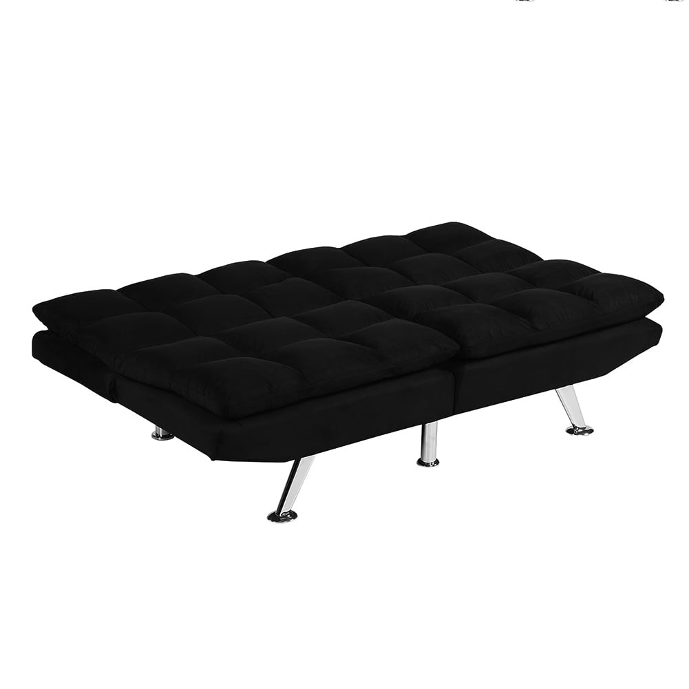 Kepooman Modern Futon Couch Convertible Loveseat Sleeper for Living Room, Twin Size, Black Kepooman Modern Futon Couch Convertible Loveseat Sleeper for Living Room, Twin Size, Black