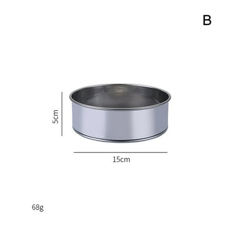 

Fine Mesh Stainless Steel Strainer Splatter Screen Kitchen Supply Sifter Colanders 6 Inch Splatter(40 Mesh)