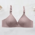 thumbnail image 2 of ManxiVoo Plus Size Wireless T Shirt Bra Full Coverage Minimizer Comfort Support for Women Adjustable Fit M Size Light Ashy, 2 of 7