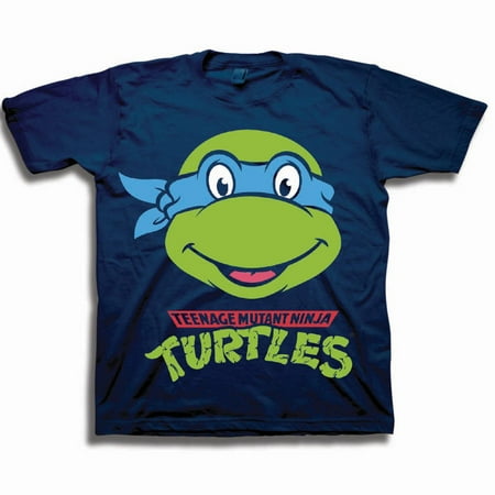 Blue Toddler T-shirt - Toddler Boys' Leonardo Character Head Short Sleeve Graphic T-Shirt