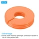 thumbnail image 3 of Divisores de ropa Uxcell, divisores redondos en blanco para estantes de ropa, paquete de 6 en naranja, 3 of 5