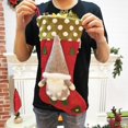 thumbnail image 4 of Calcetín de Navidad 3 pack, calcetines de Navidad para la familia de la Navidad de los gnomos de la Navidad 3d Afortunado Sencillez, 4 of 5