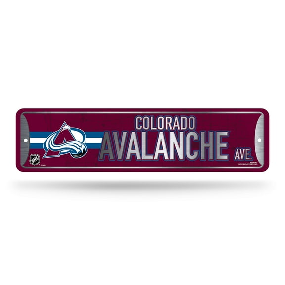 AVALANCHE METAL STREET SIGN (4" x 15")