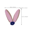 thumbnail image 2 of unbranded 2Ud Ligas Para Con Orejas De Animal Suaves Para Estilos Versátiles, 2 of 8