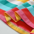 thumbnail image 6 of Children's Girls' Dress Short Sleeve Casual A Line Rainbow Stripes Strawberry Ladybird Buterfly Dresses, 6 of 9