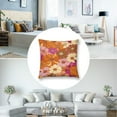 thumbnail image 4 of 2PCS Nostalgic Vintage Floral Throw Pillow Cover, 18 X 18 Inch Holiday Party Cushion Case Decoration for Sofa Couch, 4 of 7