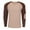 Khaki, variant on WREESH Men's Thermal Henley Shirt - Long Sleeve Color Block Hoodie with Button , Cozy Layering Piece for Fall Wardrobe