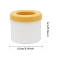 thumbnail image 4 of Molde de silicona para cubitos de hielo, cubo de hielo cilíndrico con tapa, utensilios de cocina (amarillo), 4 of 4