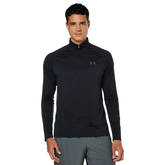 Camisa Under Armour UA Tech™ de manga larga con media cremallera para hombre