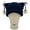 Navy blue stripes, variant on Casual Handmade Cat Ear Shape Hat Knit Windproof Hat for Late Autumn Winter Wear